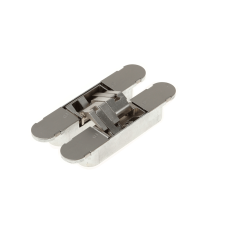 UNSICHTBARES 3D-SCHARNIER, TYP HIDE 134-60, 134x24x21MM, EDELSTAHL-OPTIK