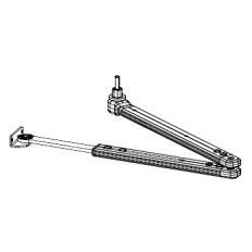GU DRÜCKERARM EN7 FÜR DTN80, SILBER, E6/EV1 116-235