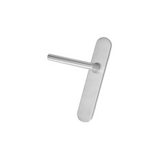 D4E TÜRDRÜCKER AUF LANGSCHILD 45X245 EDELSTAHL BLIND L-19MM L/R