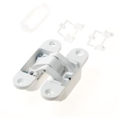 ARLU UNSICHTBARES EINSTELLBARES 3D-SCHARNIER "MEDIUM" MAT WEIß