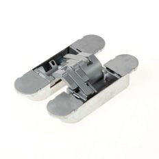 UNSICHTBARES 3D-SCHARNIER, TYP HIDE 130-70, 130x30MM, MATTES CHROM, 30 MINUTEN BRANDSCHUTZ (BW)