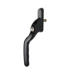 WINLOCK FENSTERGRIFF ABSCHLIESSBAR SCHWARZ LINKS