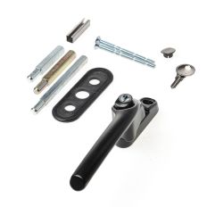 HAKO FENSTERGRIFF MUNDIAL SCHWARZ ABSCHLIESSEN RH RS
