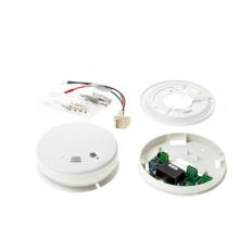 Rauchmelder-Set verdrahtet inkl. Sockel 230V/24V