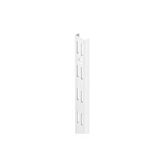ES 0995D WE / WANDSCHIENE DOPPELT 995MM WEISS LACKIERT