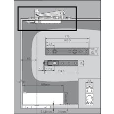 TOP PIVOT TÜRSCHARNIER STANDARD 1080 3P
