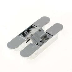 UNSICHTBARES 3D-SCHARNIER TYP HIDE 134-60, 134x24x21 MM, F1 (Aluminium F1)