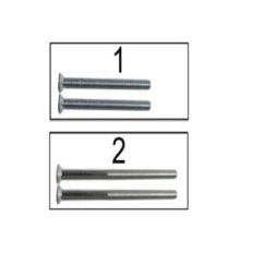 D4E ALU RUNDE TÜRROSETTE BLIND