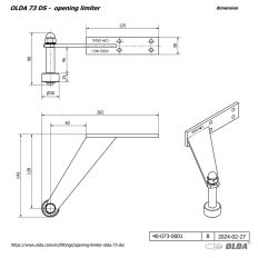 73 DS BL / TÜRBEGRENZER OLDA SCHWARZ