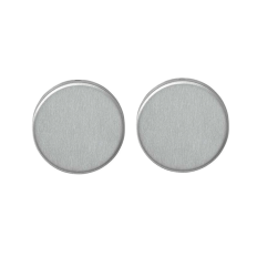 D4E RUNDE TÜRROSETTE EDELSTAHL BLIND