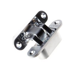 ARLU UNSICHTBARES VERSTELLBARES 3D-SCHARNIER "SMALL" CHROM