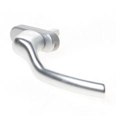 HOPPE FENSTERGRIFF MIT STIFT, ALUMINIUM 0710VK/U76 F1 LINKS