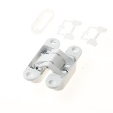 ARLU UNSICHTBARES VERSTELLBARES 3D-SCHARNIER "SMALL" MAT WEIß